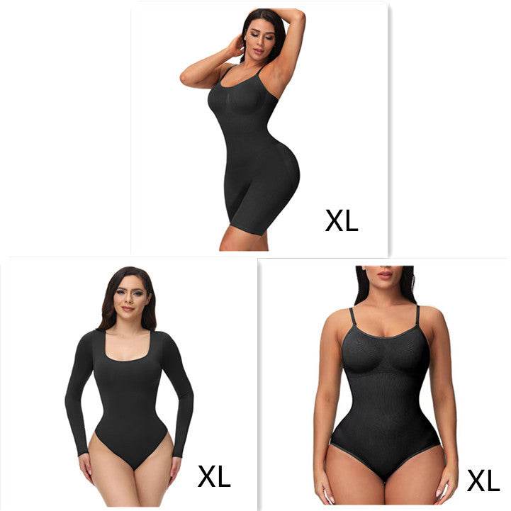 Seamless Bodysuit Shapewear Nude Bodysuit Training Clothes - Mubimart
