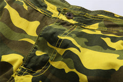 Summer Men's Loose Large Size Camouflage Cargo Pants Leisure Cargo Shorts