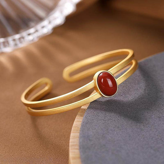 Women's Gilt Bangle Bracelet - Mubimart