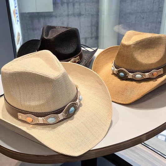 Summer Outdoor Ethnic Style Fedora Hat West - Mubimart
