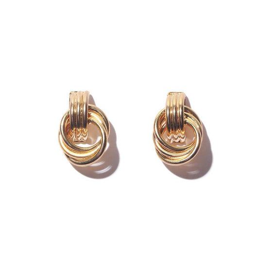 Luna Layered Hoop Earrings - Mubimart
