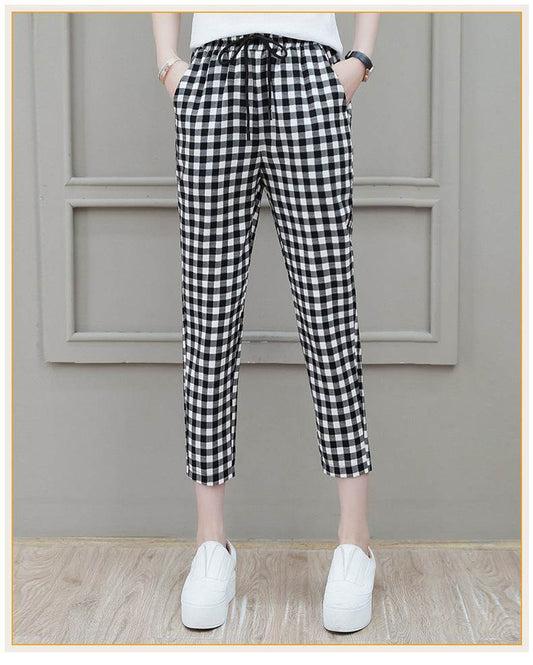 Women's Fashion Capris Chiffon Pants - Mubimart