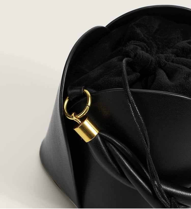 Style Fashion Women Bag In Handbags Genuine Leather Tote Sling Shoulder Ladies Handbag Luxury Flowers Design Bucket Bags - Mubimart