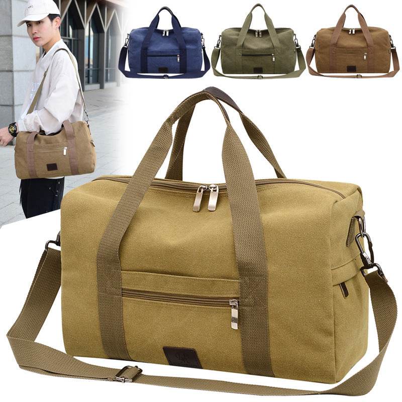 Men's Travel Canvas Bag Going Out Duffel For Men - Mubimart