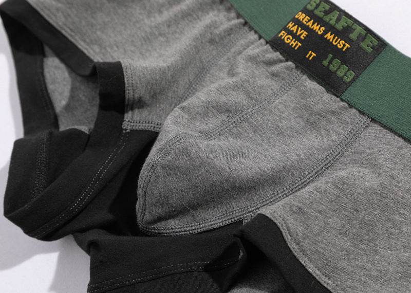 Men's Underwear Boxers Low Waist Sports - Mubimart