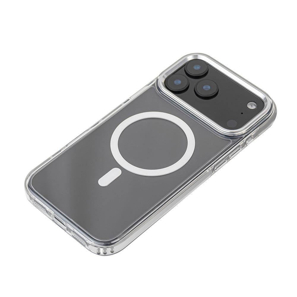 Magnetic Suction Applicable 17ProMax Transparent Phone Case - Mubimart