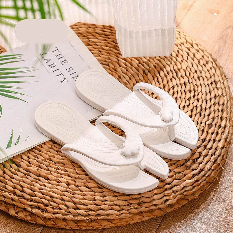 Folding Slipper Travel Portable Flip-flops Indoor And Outdoor Soft Sole Beach Hotel Couple Shoes Lazy Slippers - Mubimart