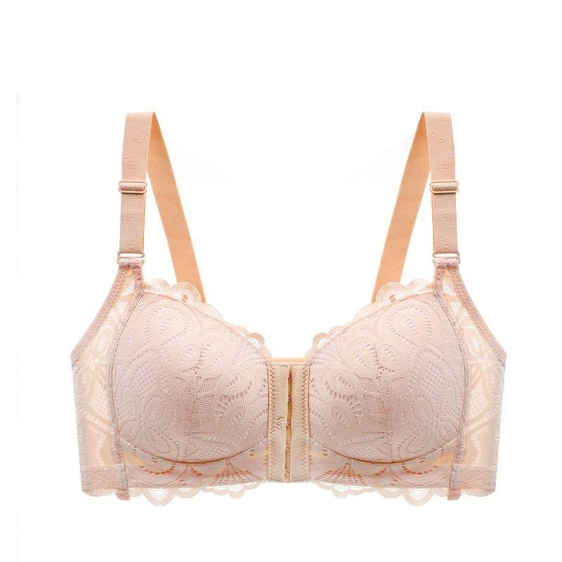 Lace Plus Size Thin Bra Comfortable Plus Size Underwear - Mubimart