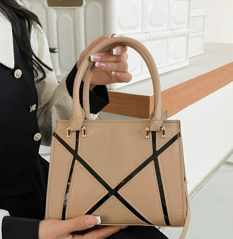 Large Capacity Casual Shoulder Portable Trendy Women Classy Tote Bag - Mubimart