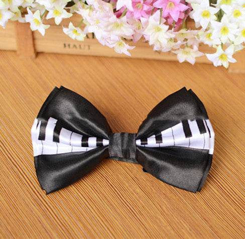 Men's Bow Tie Banquet Performance Matching Bow Tie - Mubimart