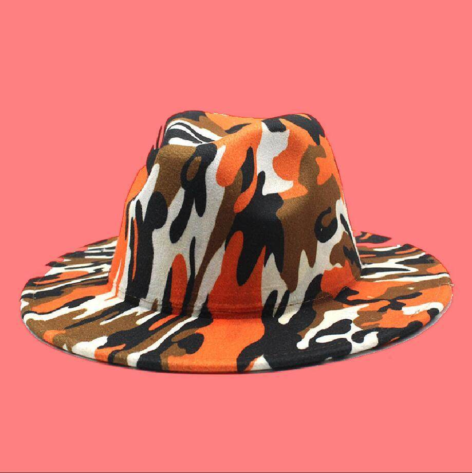 Striped Soft Woolen Hat Men's Fedora Hat - Mubimart
