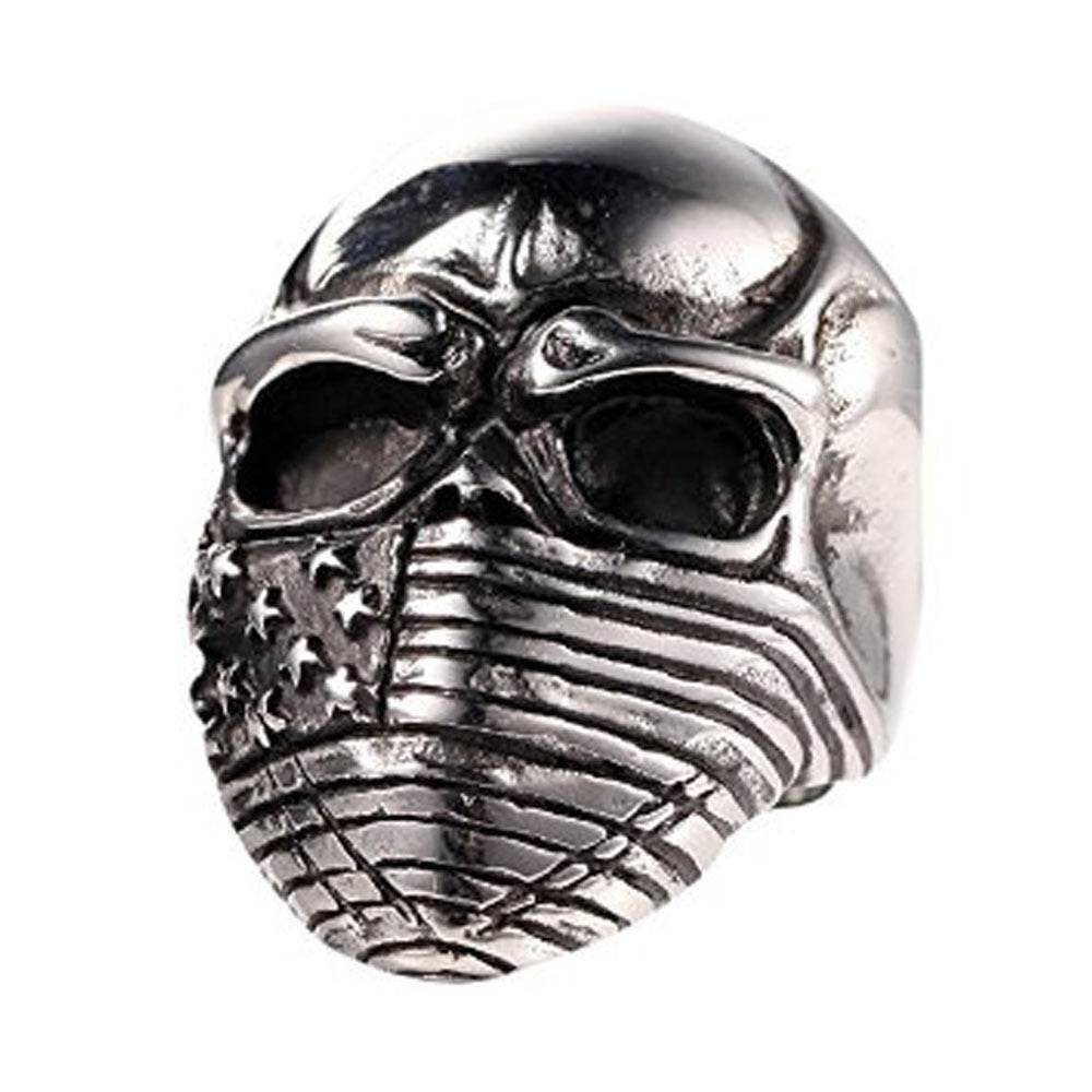 Palm Skull Titanium Steel Men Ring - Mubimart