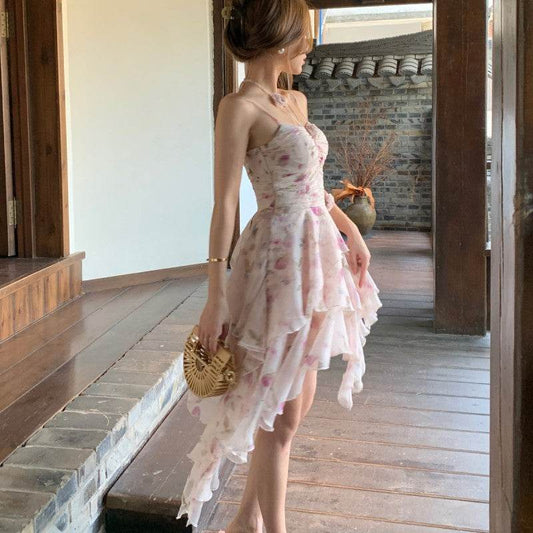 Advanced Pure Desire Floral Slip Dress - Mubimart