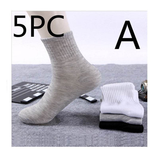 Men's In-tube Socks Trendy In-tube Socks Fashion Polyester Socks - Mubimart