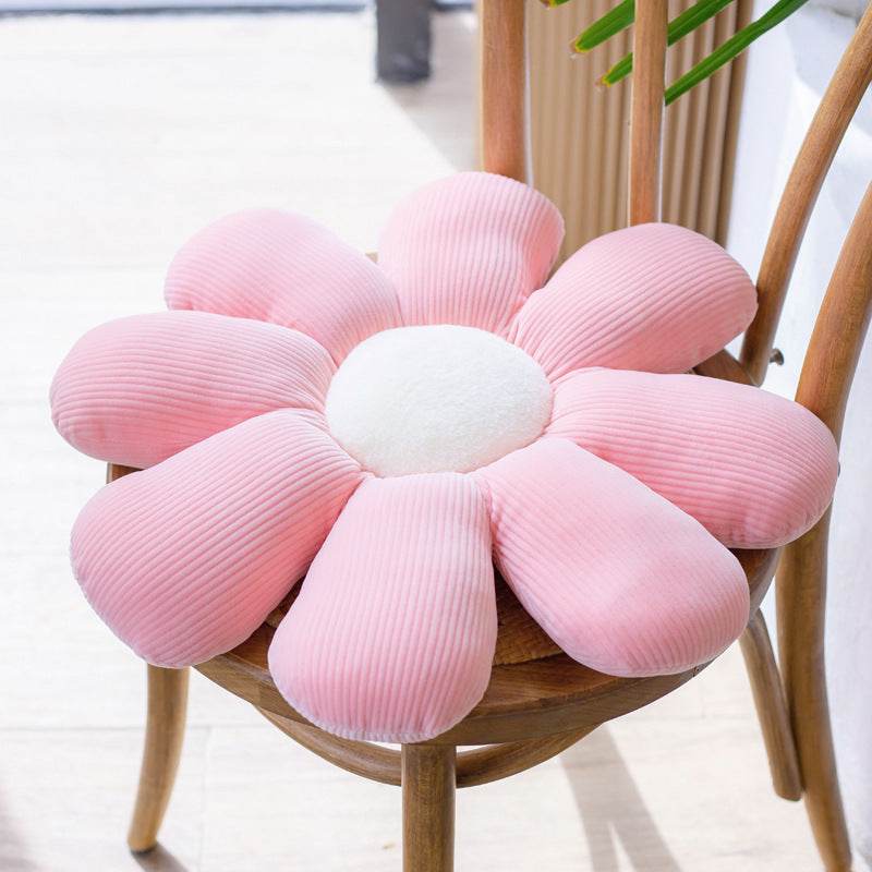 Small Daisy Flower Throw Pillow Cushion Floor Chair Cushion Cushion Office Sedentary Couch - Mubimart