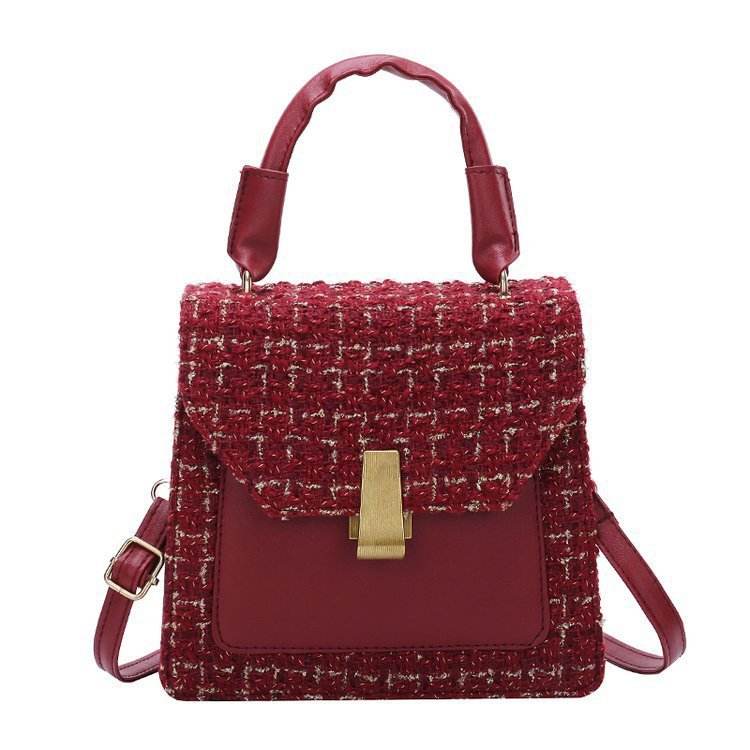 Messenger Bag Women Simple Casual Shoulder Bag - Mubimart