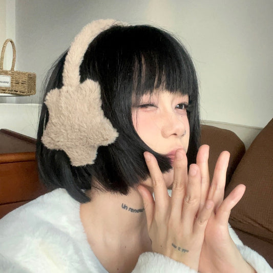 Cute XINGX Winter Student Riding Warm Earmuffs