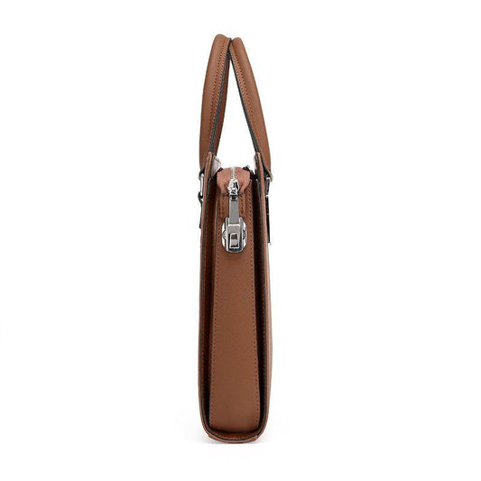 Men's Handbag Business Briefcase Shoulder Messenger Official Briefcase - Mubimart