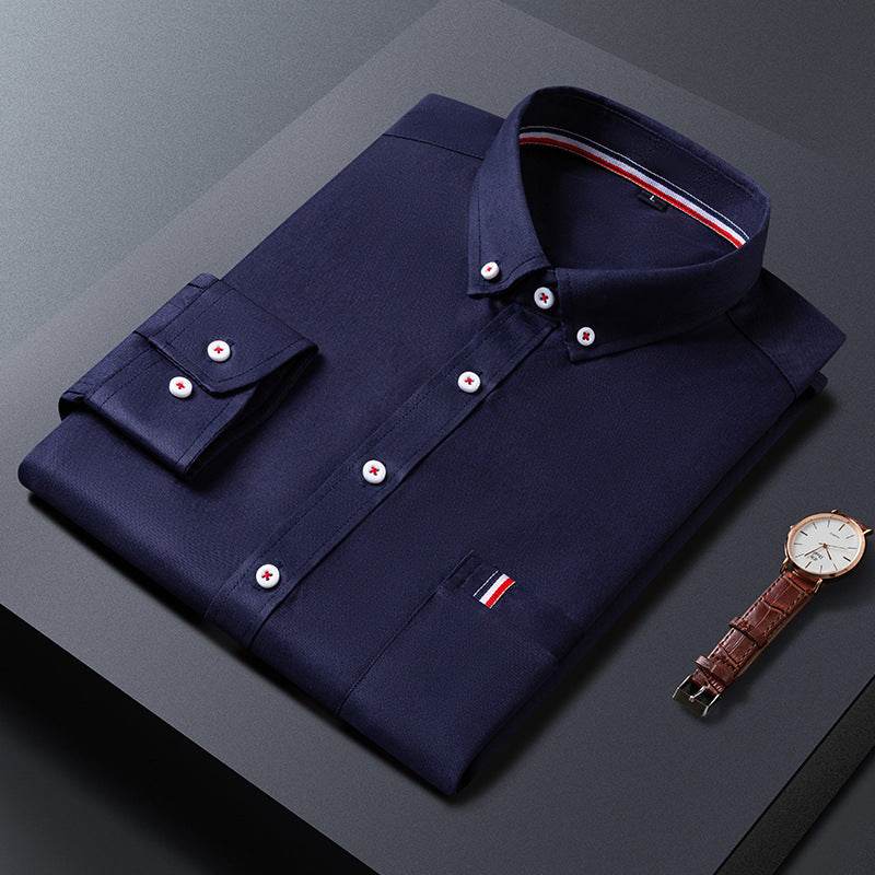 Mens Casual Shirt Fashion Business Dress Shirts Men Clothes - Mubimart