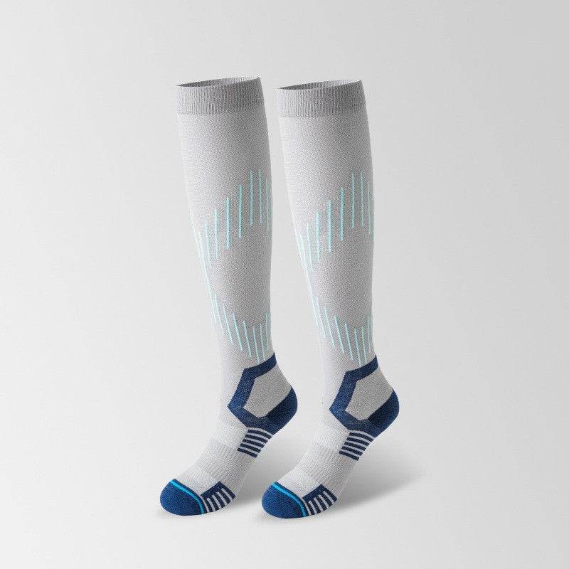 Men's Long-barreled Compression Stockings Professional Thickening Athletic Socks - Mubimart