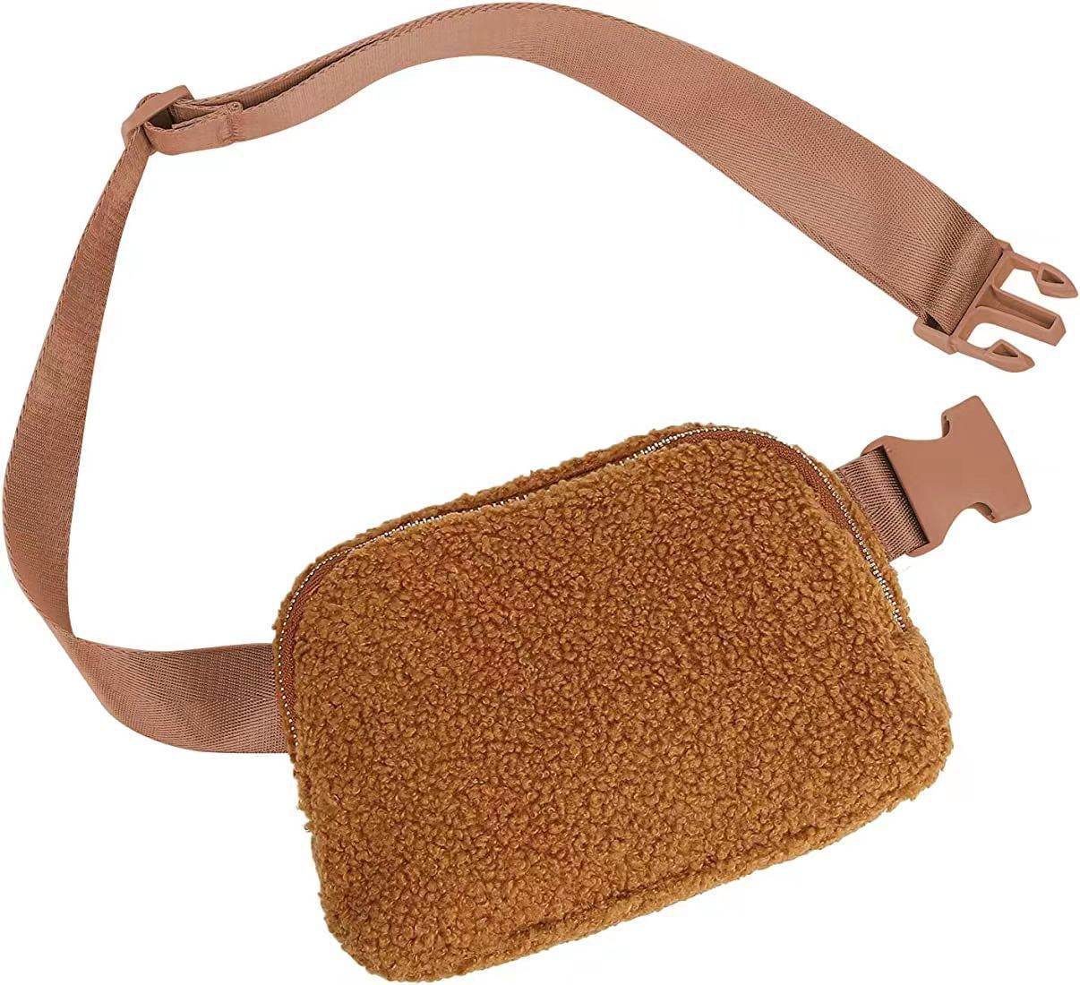 Plus Velvet Fanny Pack Sports Chest Crossbody Bag Outdoor Men's And Women's - Mubimart