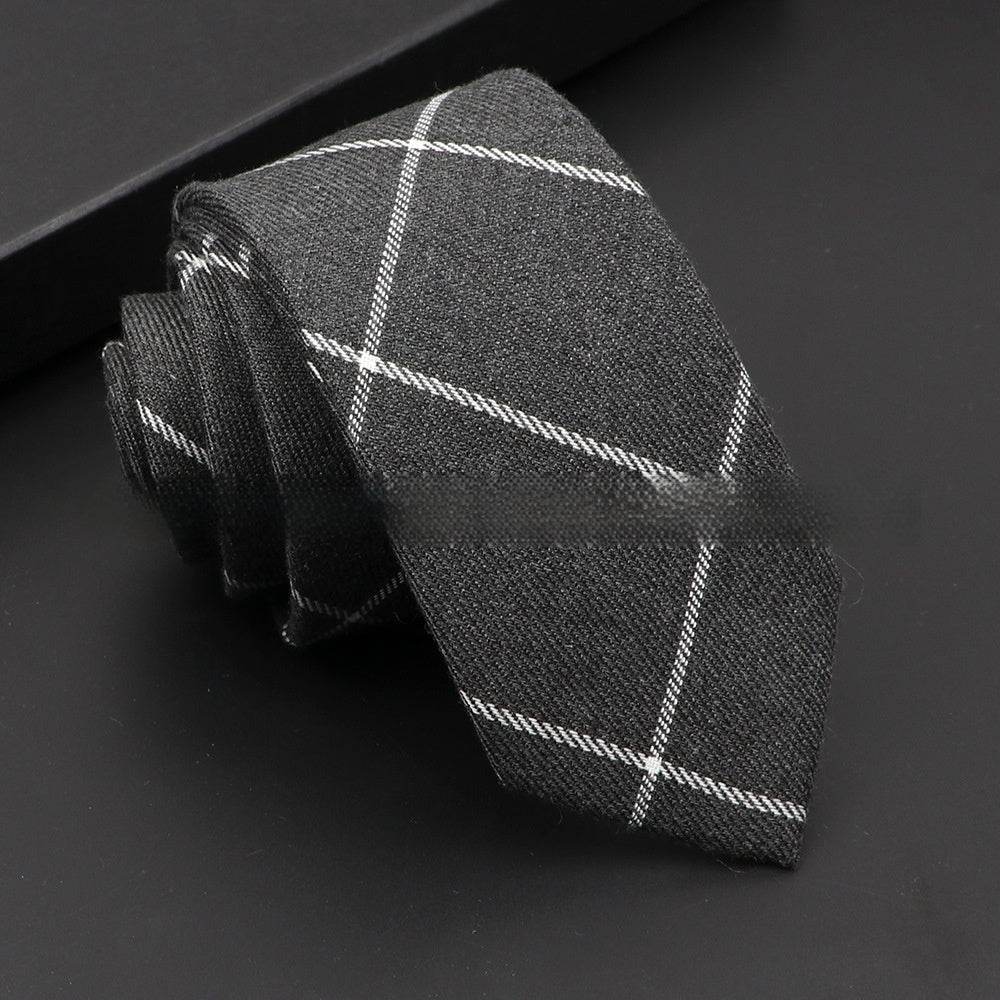 Artificial Woolen Necktie Korean Casual Accessories - Mubimart