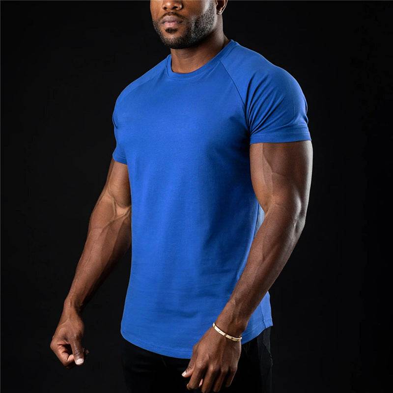 Sports Short-sleeved Quick-drying T-shirt Men's Casual Workout Top - Mubimart