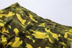 Summer Men's Loose Large Size Camouflage Cargo Pants Leisure Cargo Shorts