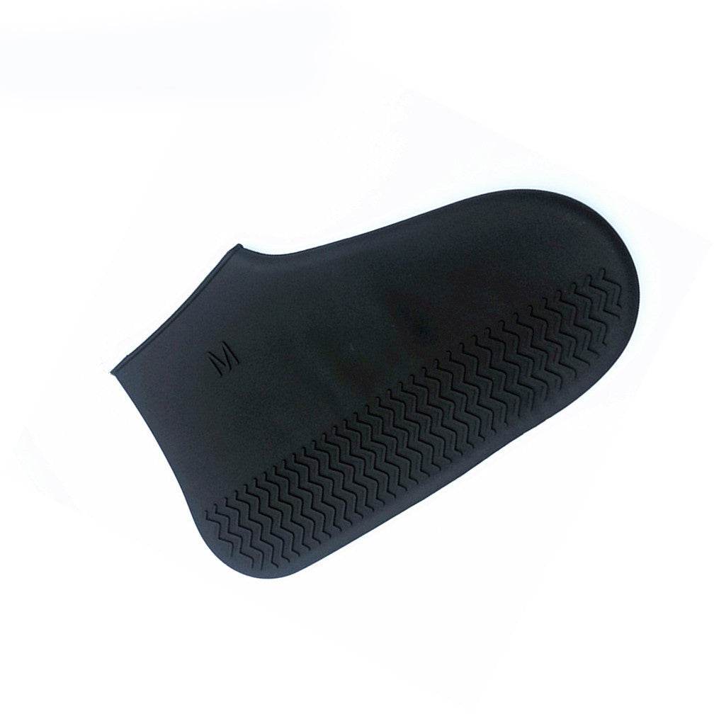 Men and women hiking slip wearable easy to carry silicone rain boots - Mubimart