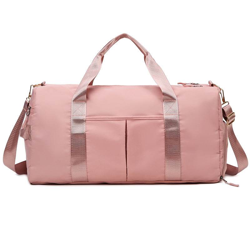 Travel Bag Women's Portable Large Capacity Sports Gym Bag - Mubimart