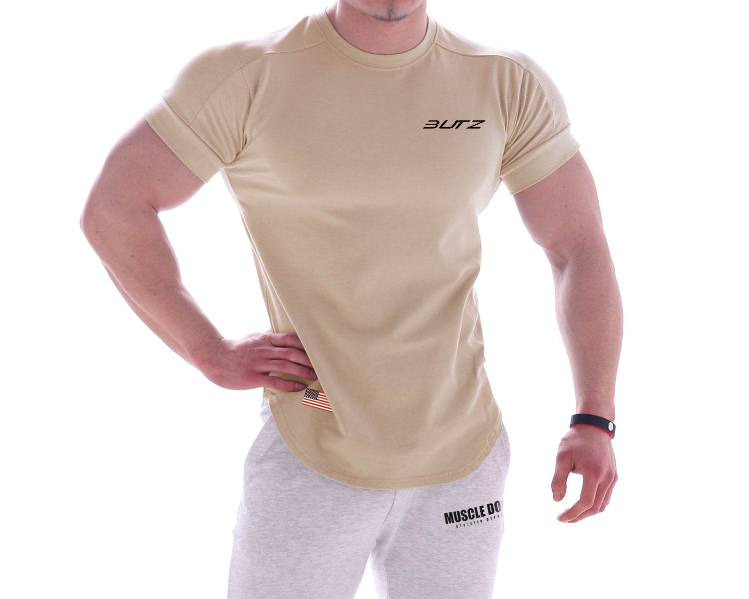 Quick-drying Workout Short Sleeve Men's T-shirt - Mubimart