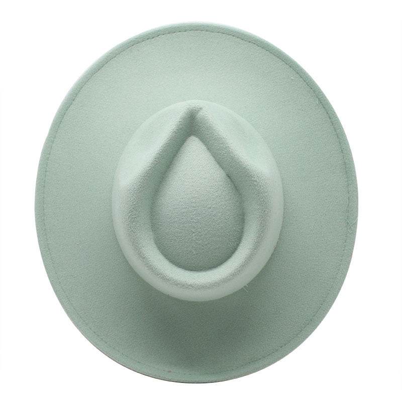 New Woolen Casual Fedora Hat - Mubimart