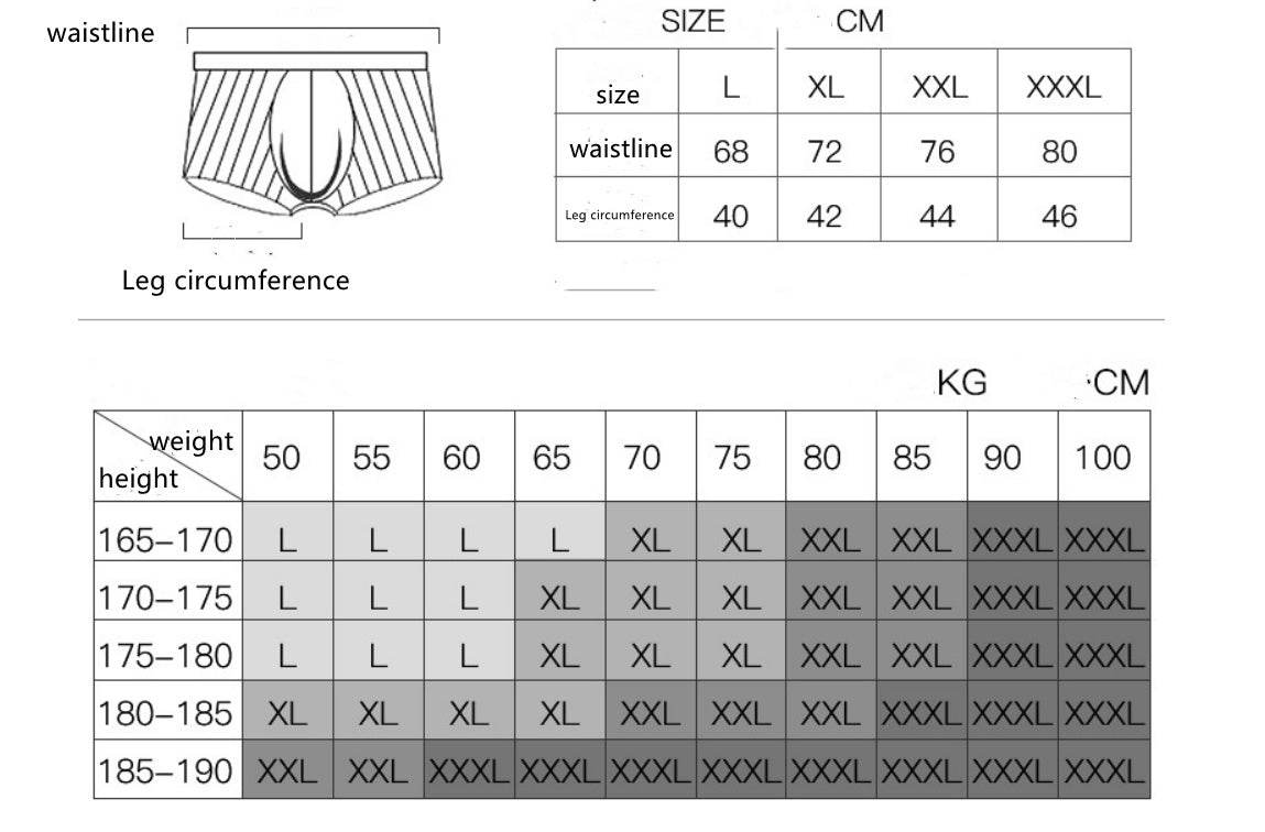 Men's Underwear Nylon Ice Silk Comfort Boxers - Mubimart