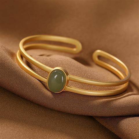 Women's Gilt Bangle Bracelet - Mubimart