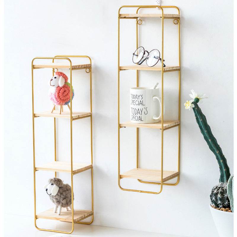 Creative Simple Iron Wall Shelf - Mubimart