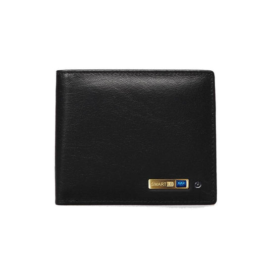 Compatible with Apple , Men's Wallet Anti-lost Leather Short Wallet Multifunction Card Case - Mubimart