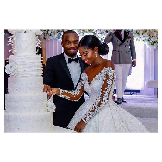 Custom Wedding Gown Bridal Dresses - Mubimart
