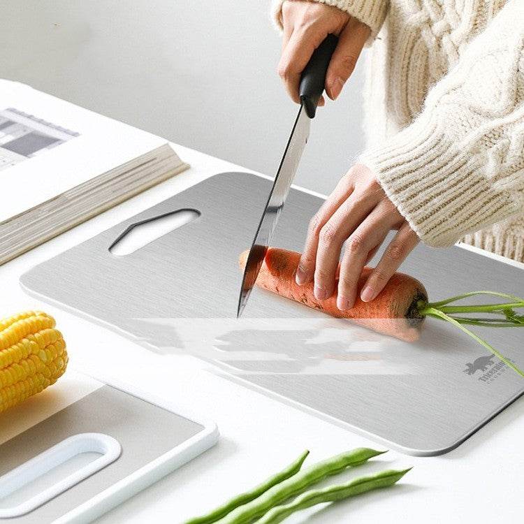 304 Stainless Steel Cutting Board Household - Mubimart