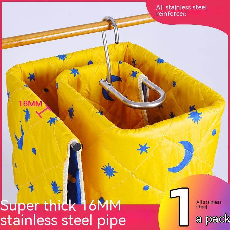 Stainless Steel Spiral Multi-functional Windproof Rotating Clothes Hanger - Mubimart
