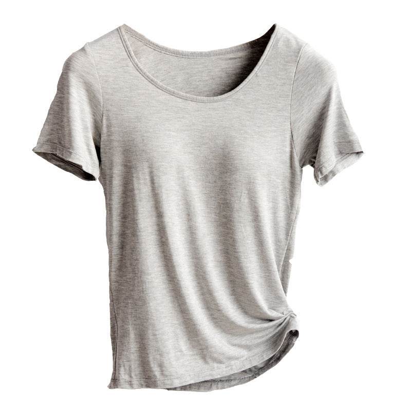 Bra Pad Cup Bra One-piece No Steel Ring Camisole Women's Free Bra Bottoming Shirt Underwear - Mubimart
