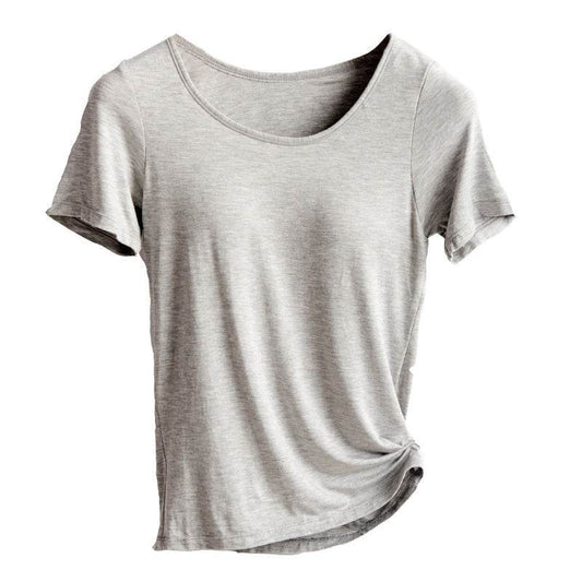 Bra Pad Cup Bra One-piece No Steel Ring Camisole Women's Free Bra Bottoming Shirt Underwear - Mubimart