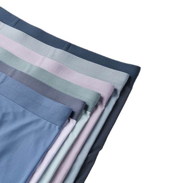New Modal Men's Underwear Seamless Ultra-thin Breathable Boxers Youth Boxers - Mubimart
