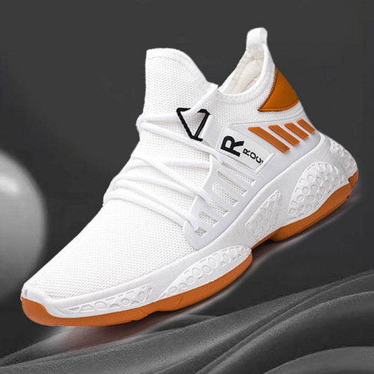 Men Sneakers Breathable Mesh Sports Shoes - Mubimart