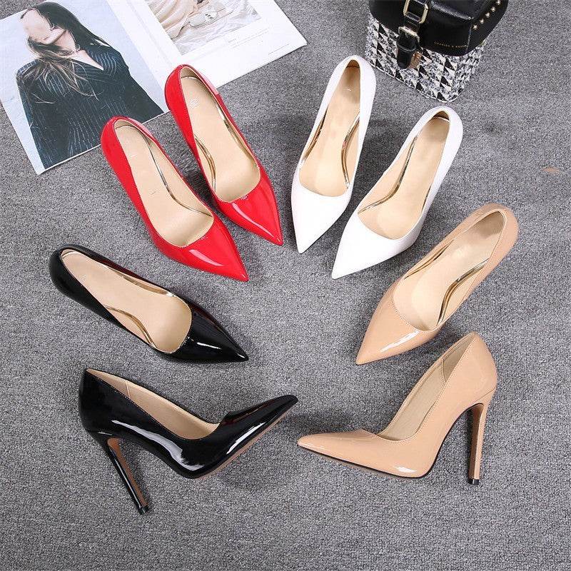 Women's slim heels sexy versatile high heels - Mubimart