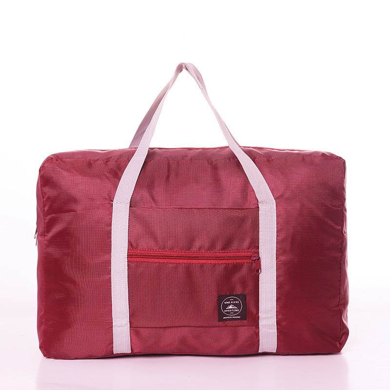 Foldable Travel Duffel Bag Women Home Sort Out Quilt Blanket Bag - Mubimart