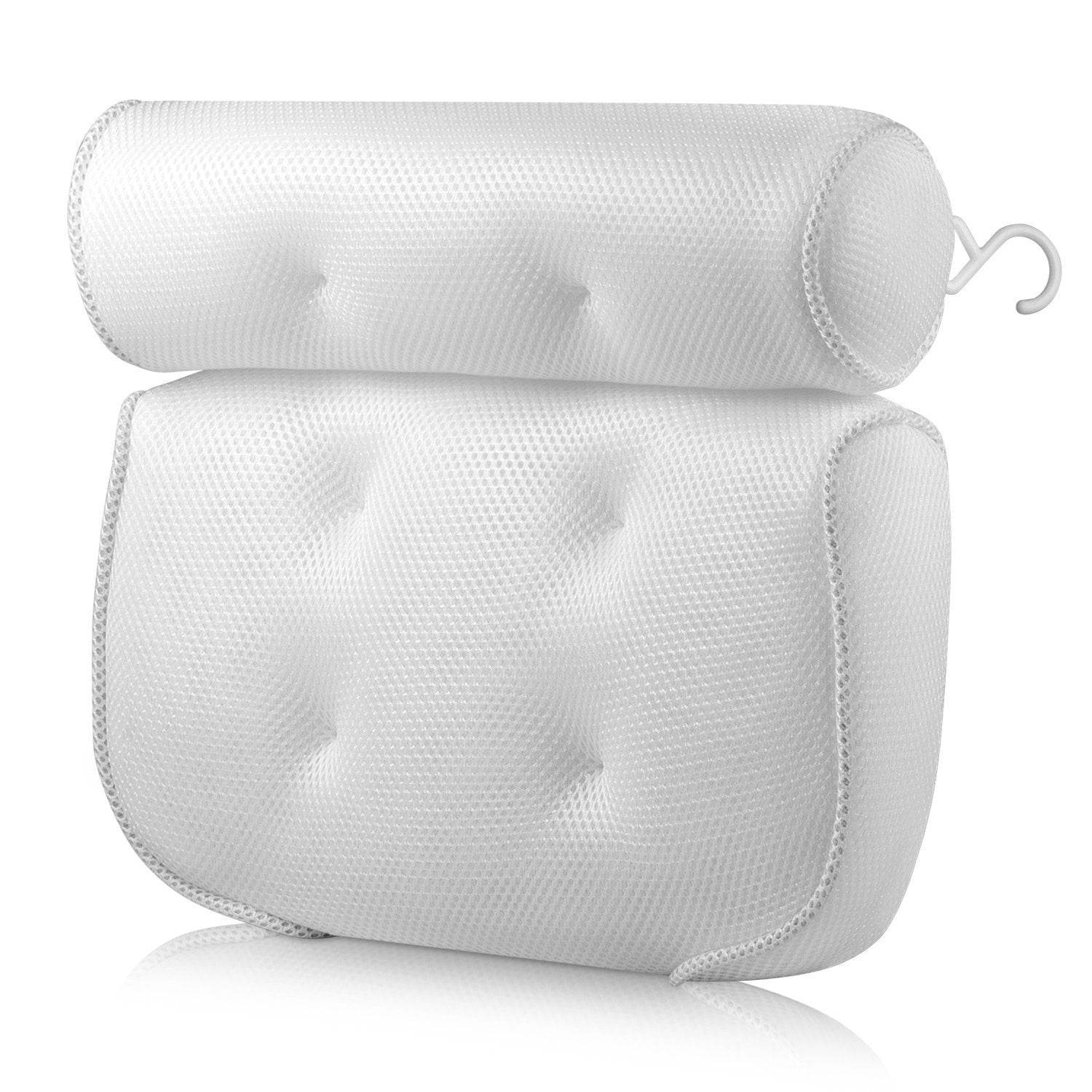 Bathroom Suction Cup Pillow Mesh Bath Pillow Pillow Bathtub Pillow Pillow - Mubimart