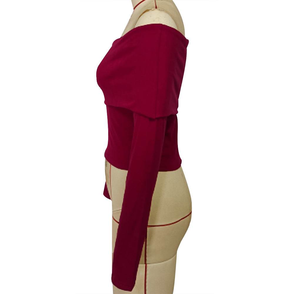 Fashion Tight Bottoming Shirt T-shirt For Women - Mubimart