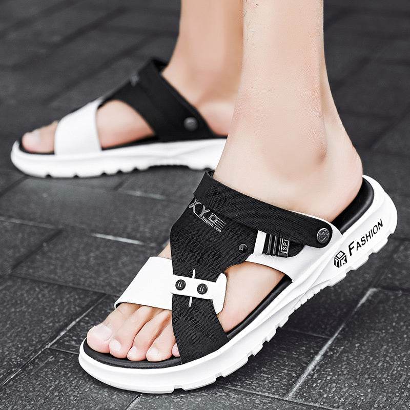 Waterproof Leather Sandals For Men - Mubimart
