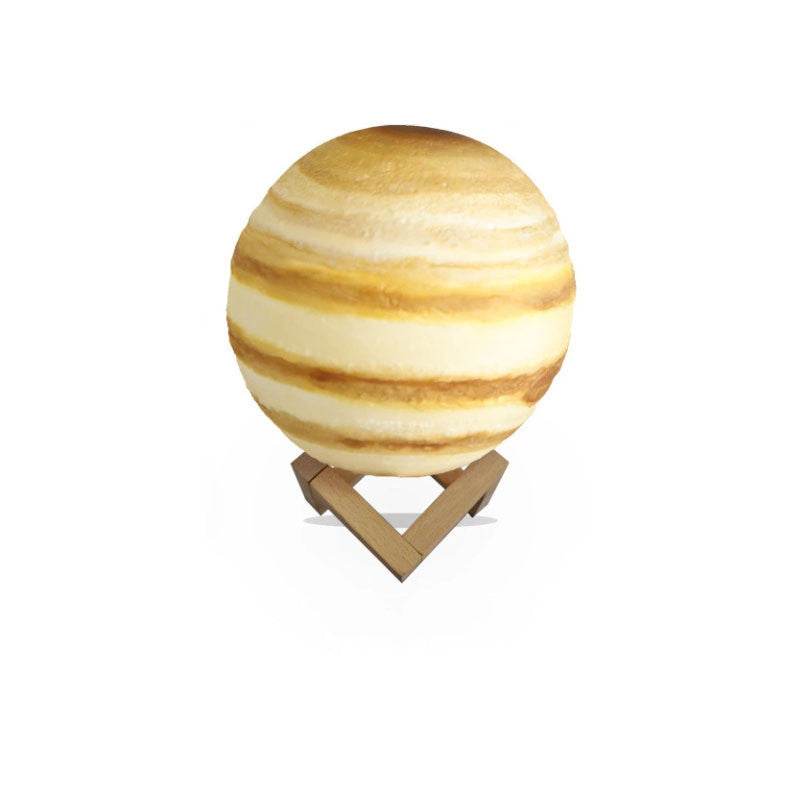 Night Light Moon Creative Table Lamp Led Bedside Lamp Jupiter Lamp - Mubimart