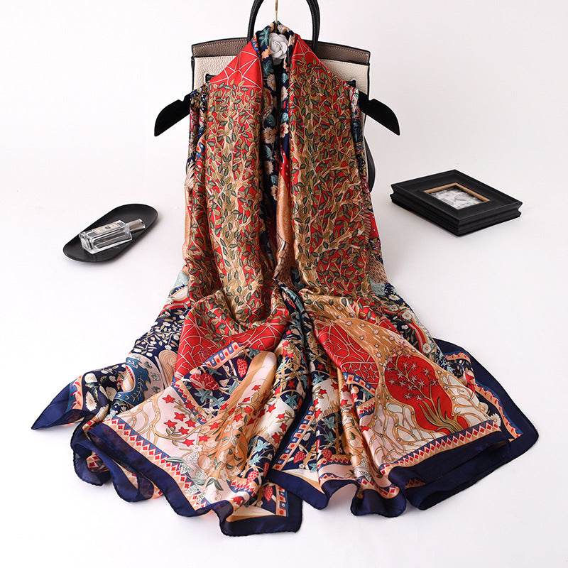 New Korean Style Air Conditioning Shawl Female Shawl Shawl Beach Towel - Mubimart